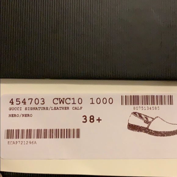 Black Gucci Signature Espadrilles - Picture 7 of 7